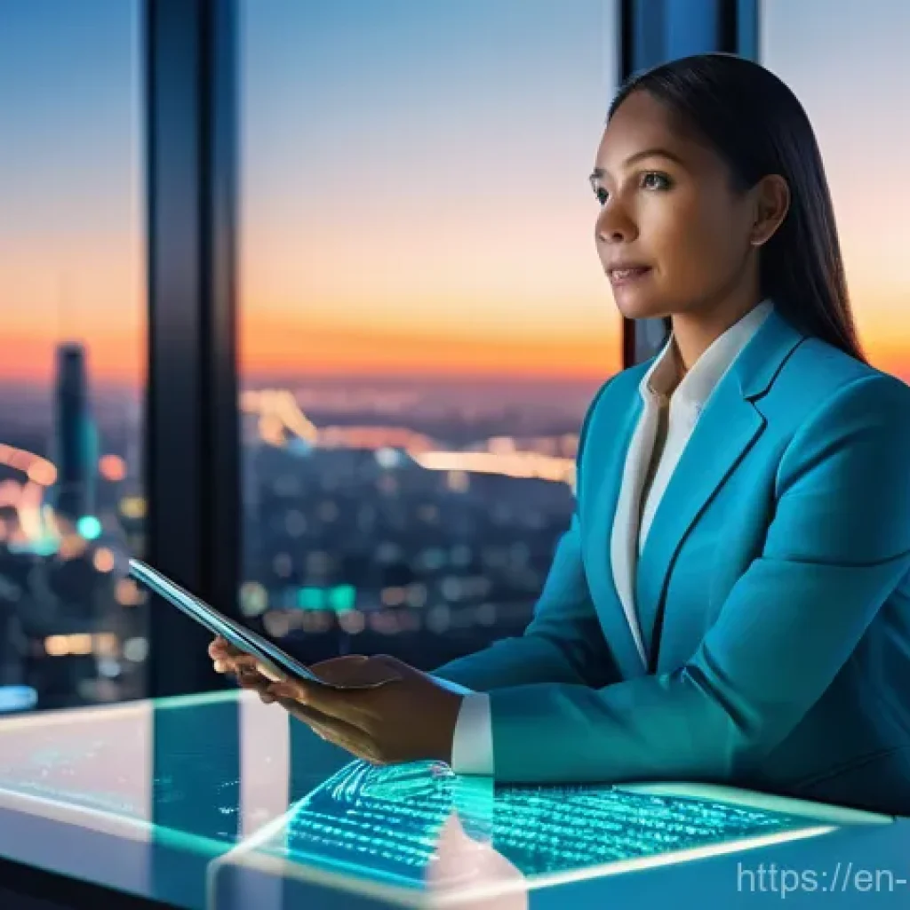 벤처 캐피탈 투자자의 투자 포트폴리오 관리 - **"A visionary venture capitalist, a diverse woman in her late 30s with an intelligent and confident...