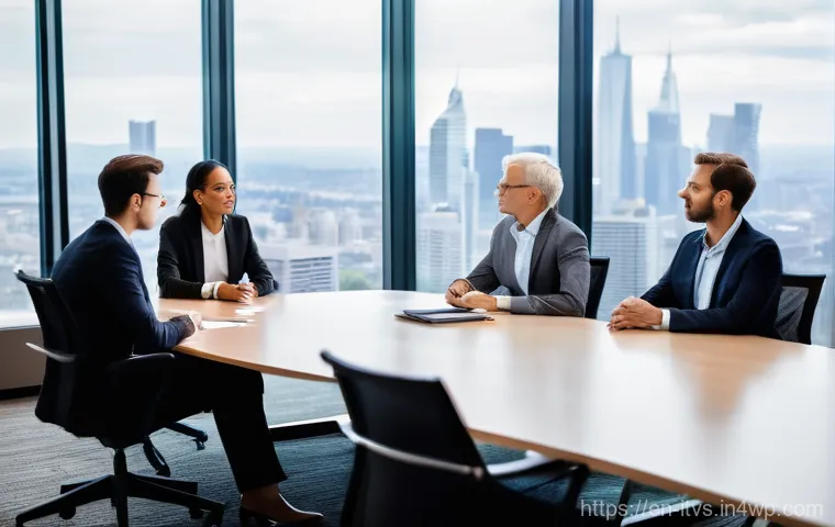 벤처 캐피탈 투자와 경영진의 역할 - **Prompt: "A diverse team of C-suite executives – including a male CEO, a female CFO, and a male COO...