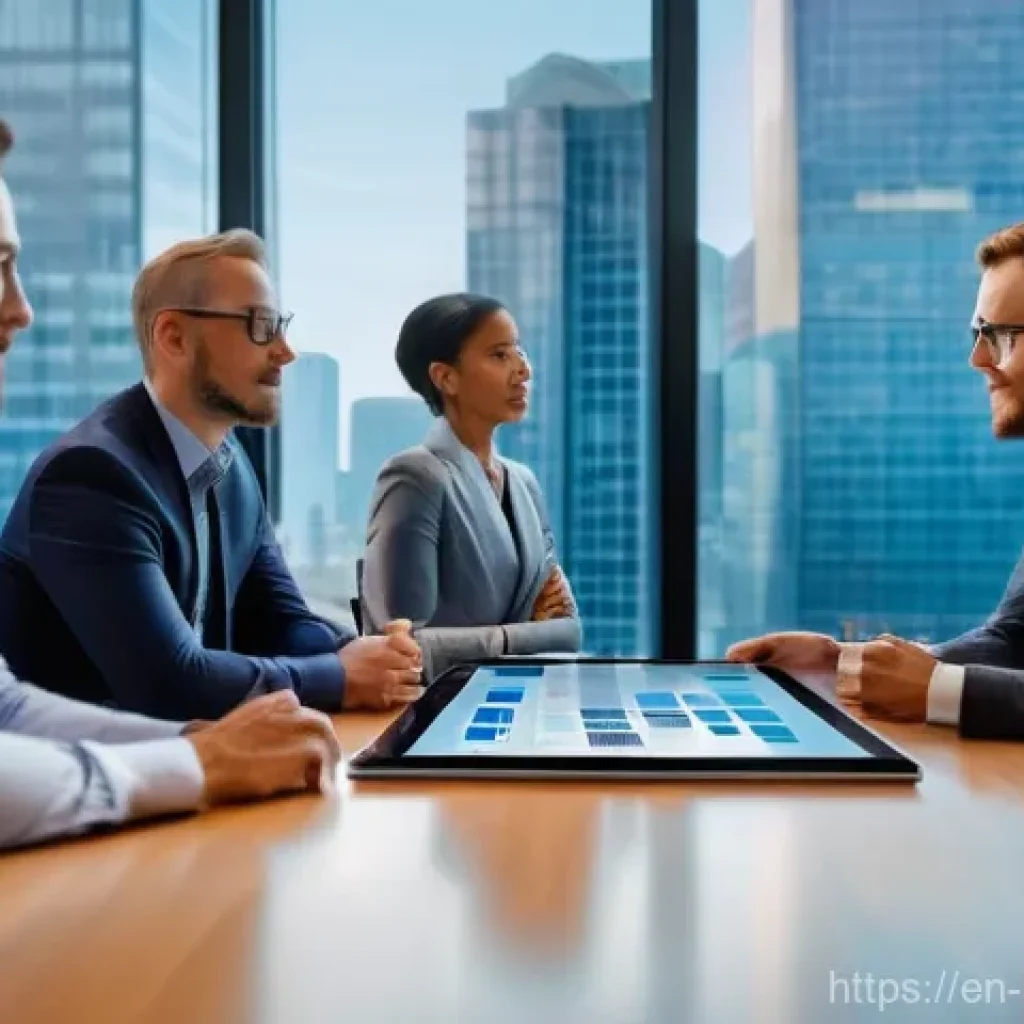 벤처 캐피탈 투자와 경제 동향의 상관관계 - **Prompt:** "A diverse group of venture capitalists and startup founders, all professionally dressed...