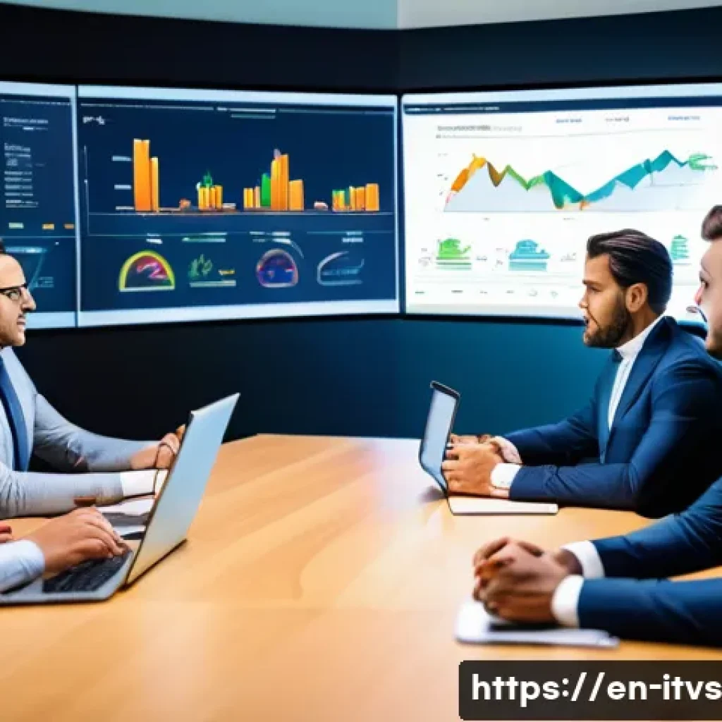 벤처 캐피탈 투자에서의 투자 목표 설정 - A modern venture capital office scene showing a diverse group of professionals in business attire ga...