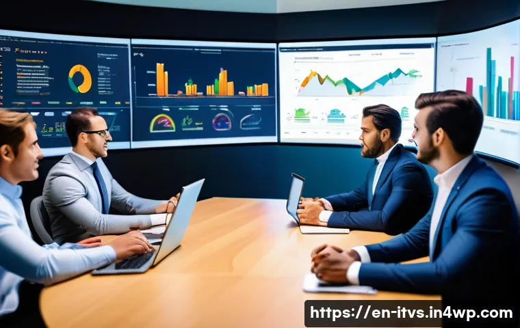 벤처 캐피탈 투자에서의 투자 목표 설정 - A modern venture capital office scene showing a diverse group of professionals in business attire ga...