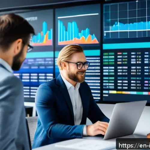 Home 30 벤처 캐피탈 투자와 리스크 분산 전략 - A modern, bright office scene showing a diverse group of professional investors analyzing a large di...